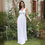 Women's Elegant Graceful Deep V-neck Sleeveless Chiffon Formal Maxi Evening Dress
