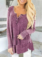 Casual stitching top