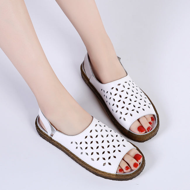 Hollow-out Plus Size Women's Sandals Korean Style Sandals Pregnant Women Main Image