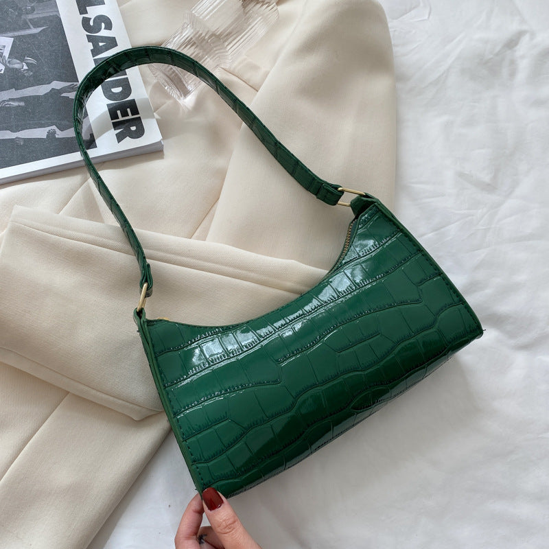 Pattern One Shoulder Handbag Temperament Trend Chain Bag Women