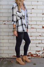 aliexpress new winter women's Plaid shirt long sleeved blouse and a large number of spot