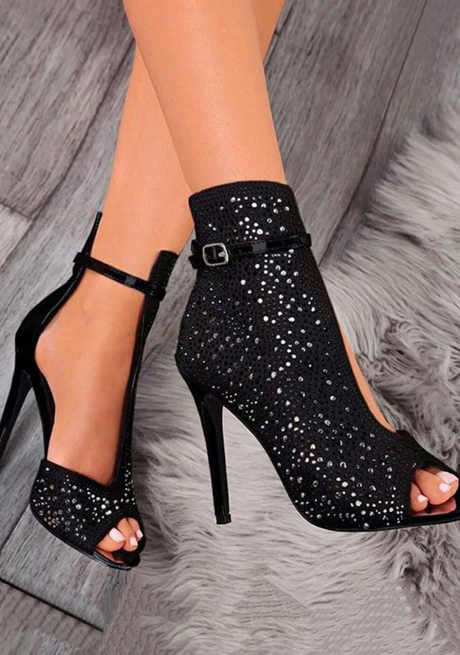 Fishbill Rhinestone Heels Main Image