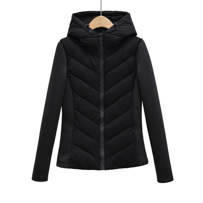 Autumn And Winter New Slim Fit Slimming Hooded Cotton Coat Jacket Main Image