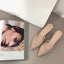Stiletto heels with pointed toes