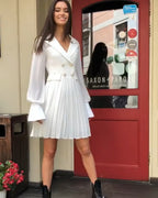 Double-breasted blazer dress