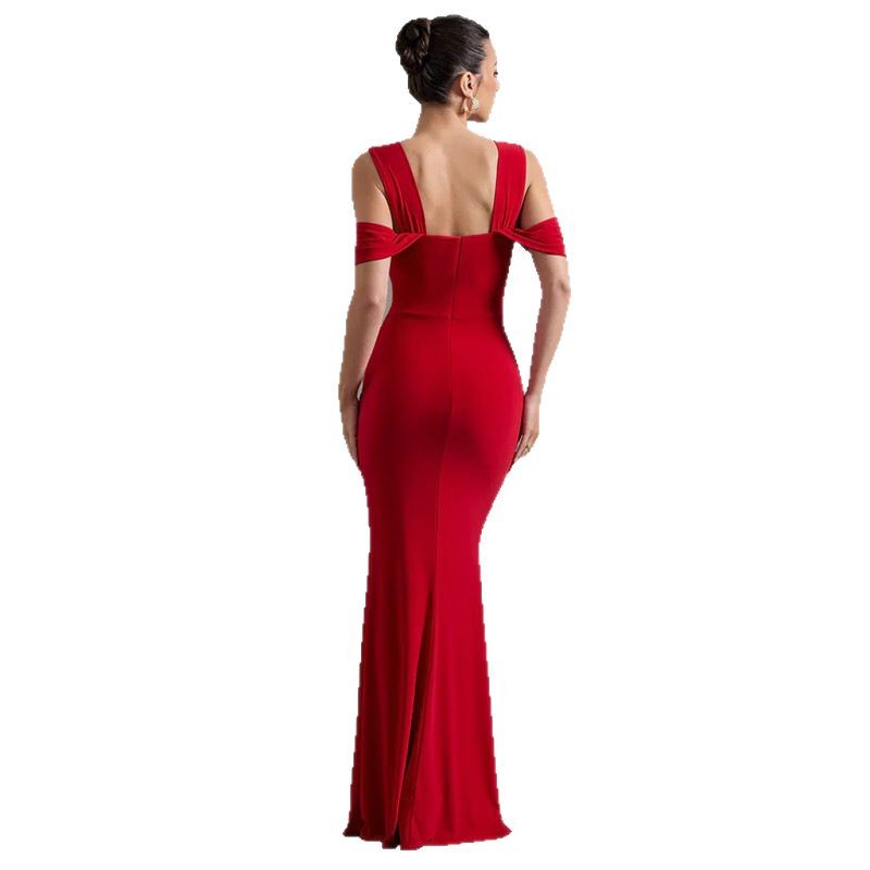 Sexy Slit Dress With Straps For Women