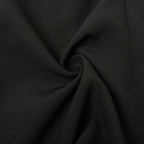 Deep V-shoulder irregular blazer