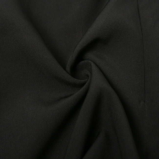 Deep V-shoulder irregular blazer Main Image