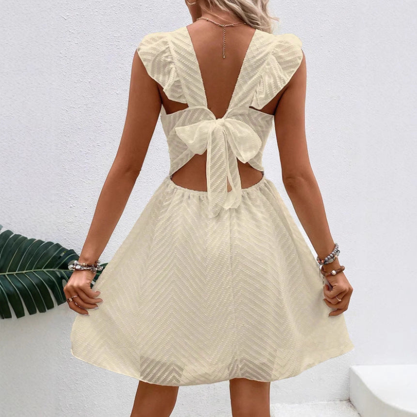 Lace Elegant Casual Mid-length Women's Dress