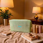 Solid-color Portable Large-capacity Minimalist Makeup Bag