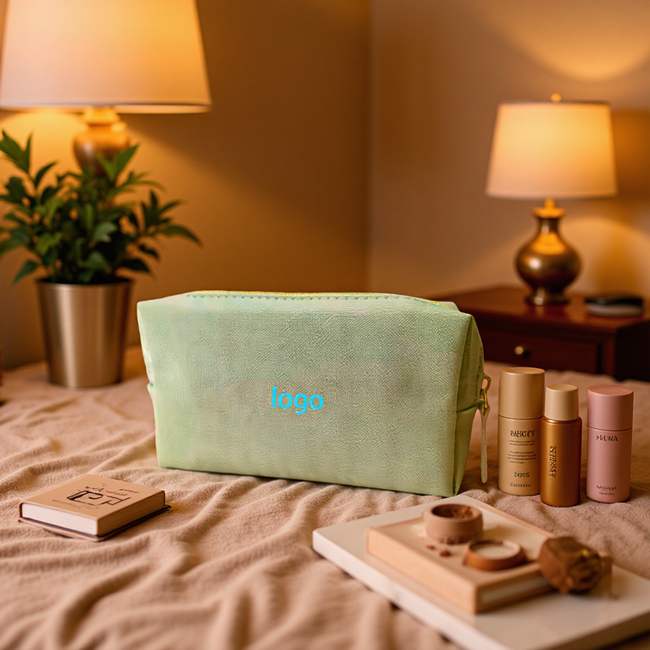 Solid-color Portable Large-capacity Minimalist Makeup Bag Hover Image