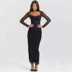 Slim-fit Sheath Split Dress Women
