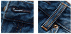 Women's A-line over ankle mid-length denim skirt