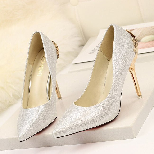 Sexy Pumps Super 9.5 Cm High Heels Temperament Shoes High Heels Hover Image