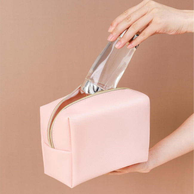 Solid-color Portable Large-capacity Minimalist Makeup Bag Main Image
