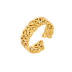 Popular Openwork Multi-style Stainless Steel Rings