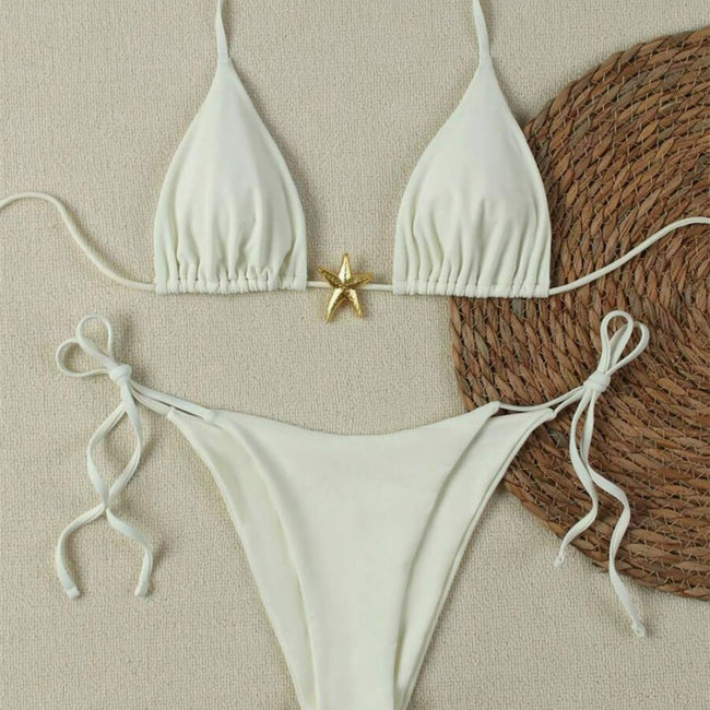 Fashion Personality Female Pure Color Bikini Hover Image
