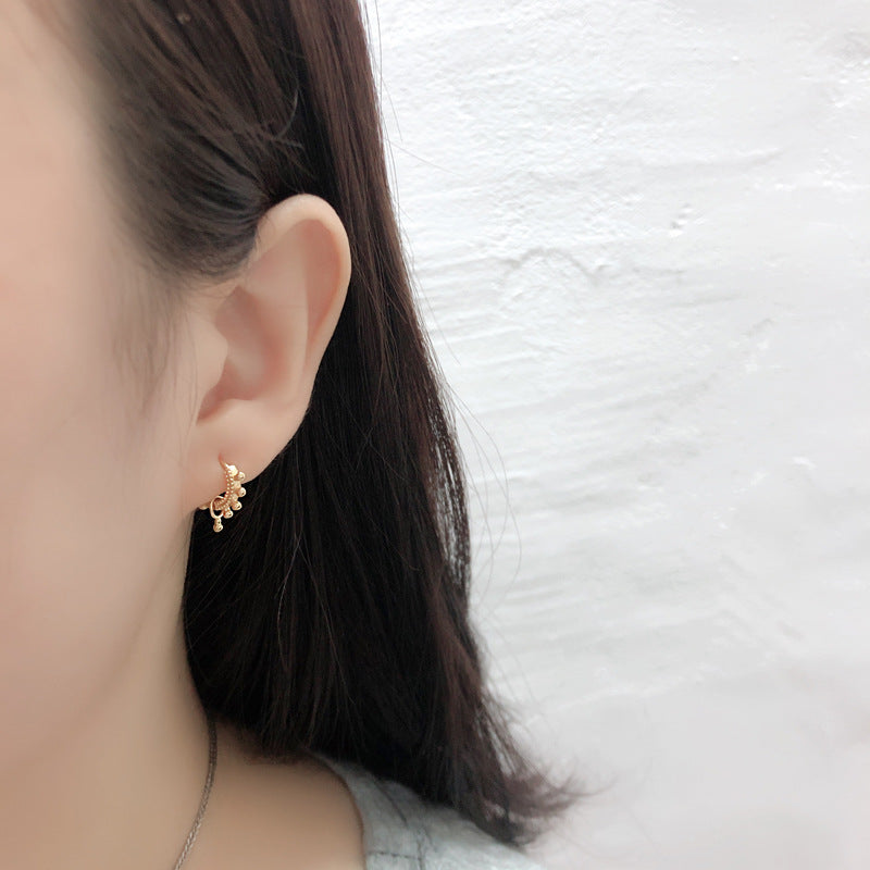 Stainless Steel Earrings Women Minimalist Gifts Unique Bridal Jewelry