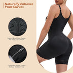 Fajas Colombianas Postpartum Full Shapewear For Women Tummy Control Body Shaper Butt Lifter With Zipper Crotch