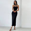 Hip Skirt Sleeveless Long Dress Women