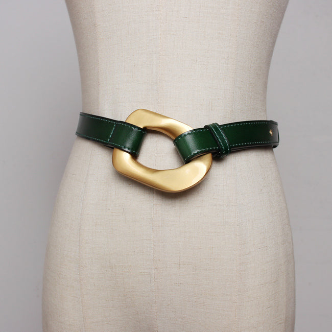 Leather Belt Women's All-match Jeans Belt Simple Dress Belt Main Image
