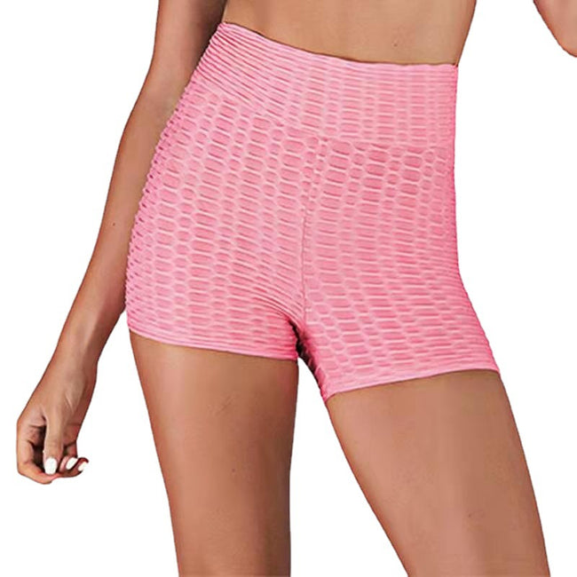 Yoga Pants Bubble Shorts Jacquard Yoga Sports Fitness Shorts Hip-fitting Shorts Main Image