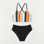 Fashion Personality Split Bikini Girl's Swimsuit