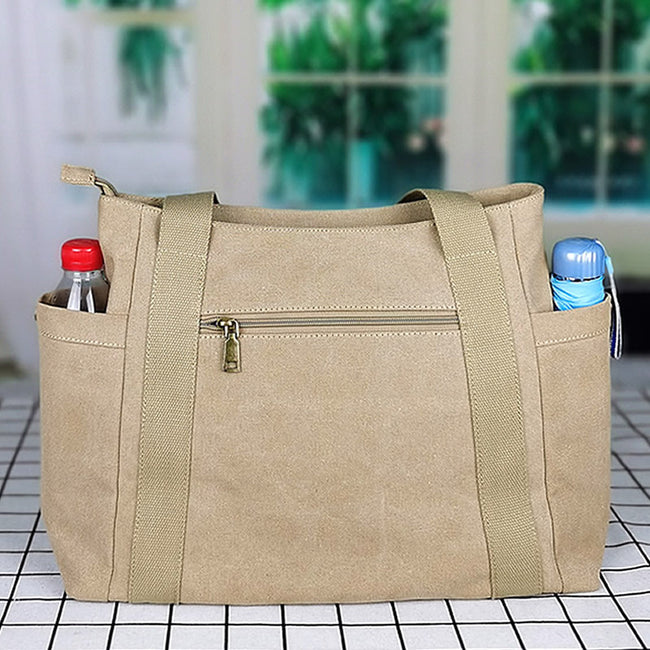 Large Capacity Canvas Tote Bag Main Image
