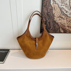 Fashion Frosted Vintage Tote Bag For Women