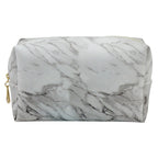 PU Leather Octagonal Square Makeup Storage Bag, Simple Design