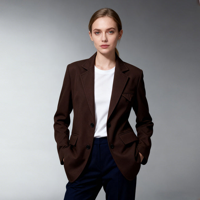 Korean-style Design-Driven Elegant Commuter Casual Blazer For Women Hover Image