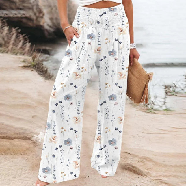 Spring And Summer Leisure Loose-fitting Wide-leg Trousers Women Hover Image