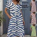 Women's Loose Fashion Digital Dress With Prints