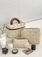 Bow-knot Flower Large-capacity Makeup Bag