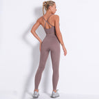 Knitted seamless Yoga suit