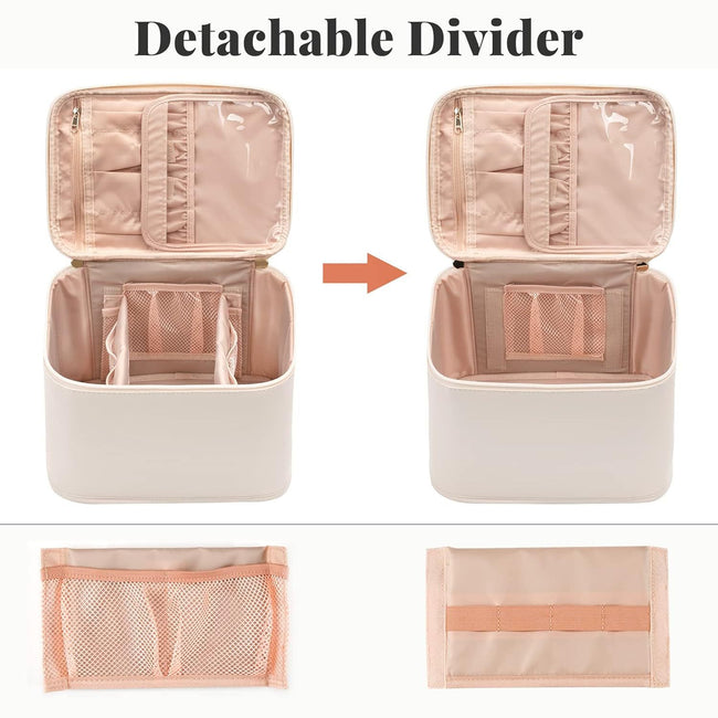 Portable Makeup Bag, Large-capacity Cosmetic Case, High-quality Storage Main Image