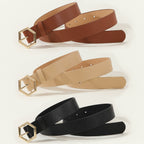 Women's Hexangular Star Casual All-Match Belt
