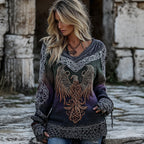 Loose Laid-back Soft Pullover Sweater For Women