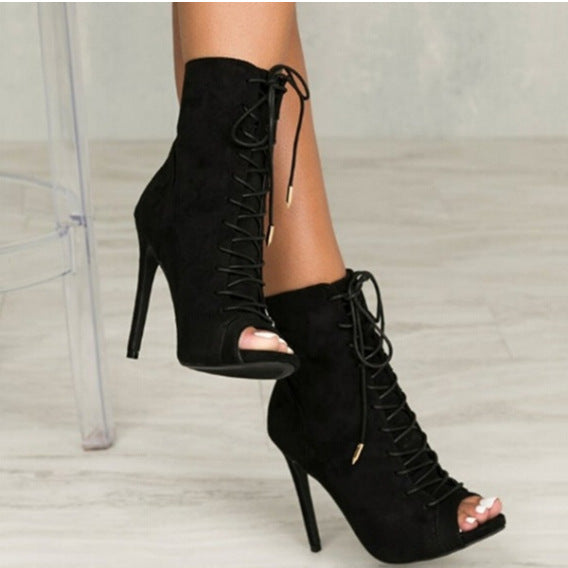 High Heel Fish Mouth Sandals Women Summer Ladies Shoes Main Image