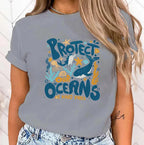 Premium T-shirtHot Protect The Ocean Printed T-Shirts