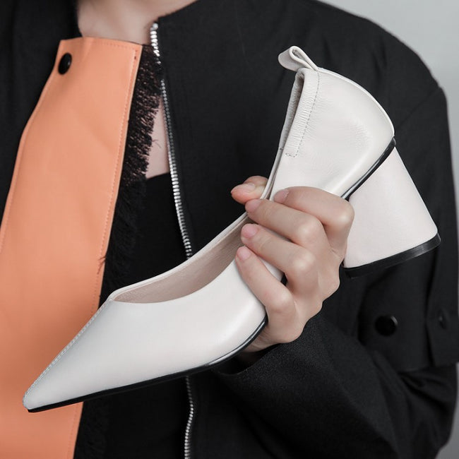 Pointy Toe Comfortable High Heels Hover Image