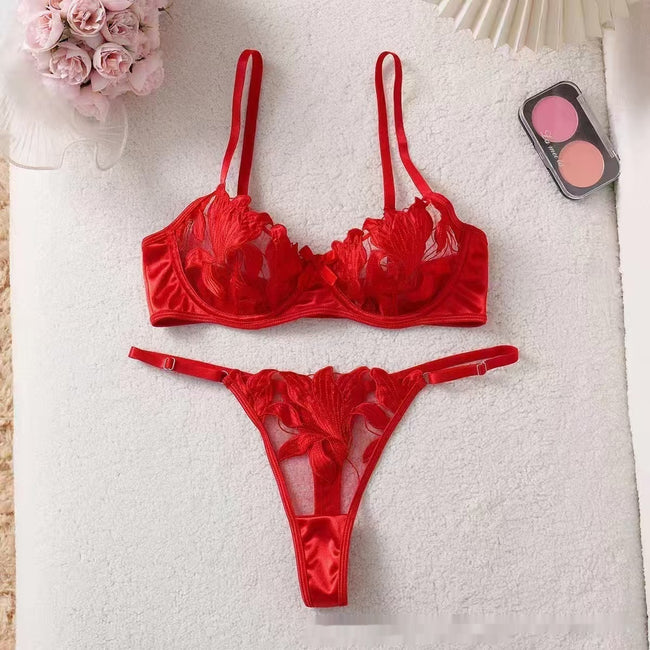 Embroidery Sexy Lingerie Ladies Set Main Image