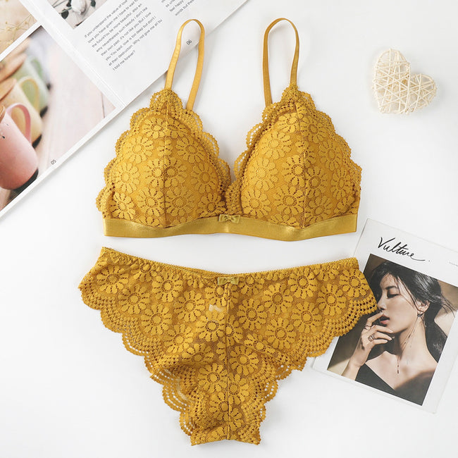 Lace Bra And French Lingerie Set Main Image