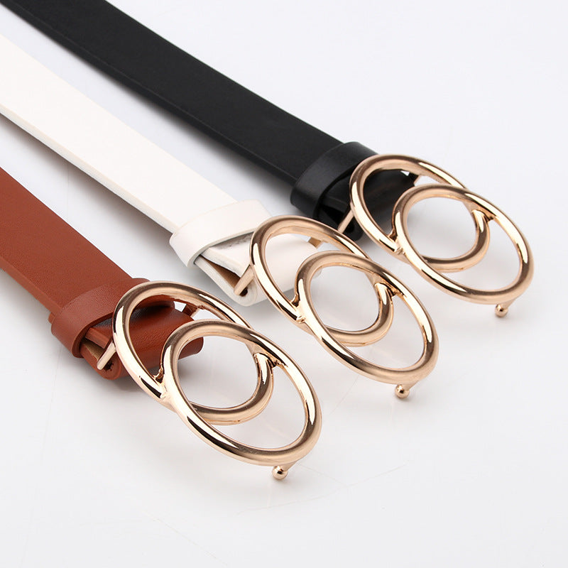 Double buckle belt