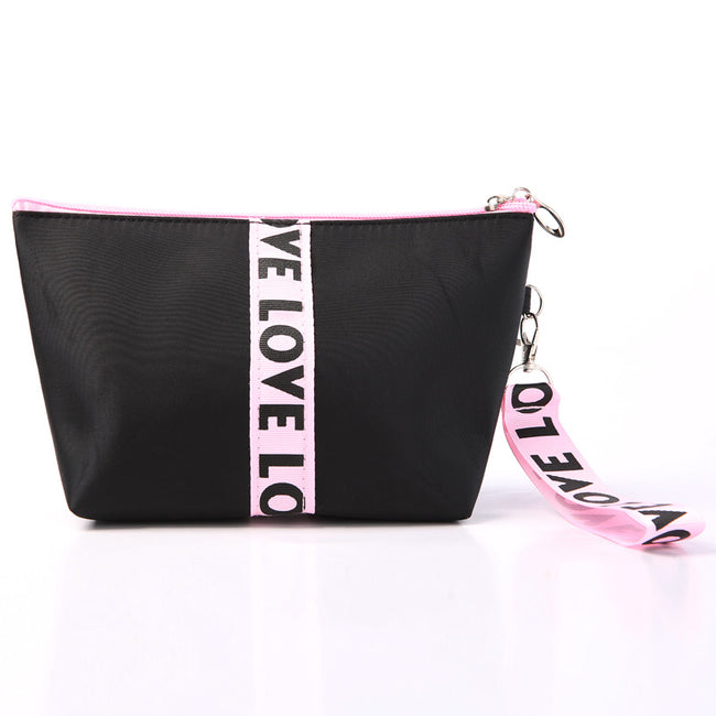 Nylon flat angle makeup storage bag Hover Image