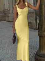 Fitted Knitted Graduation Dress For Women