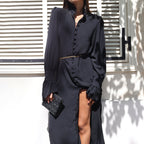 Casual Slit Long Dress Women