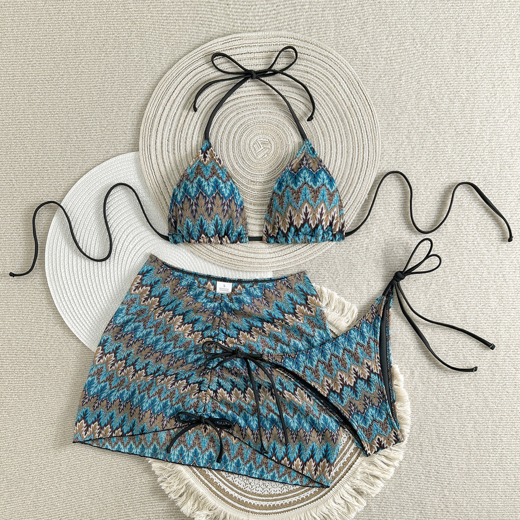 Womens Sexy Three-Piece Swimsuit Bikini