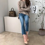 Stiletto heels with pointed toes