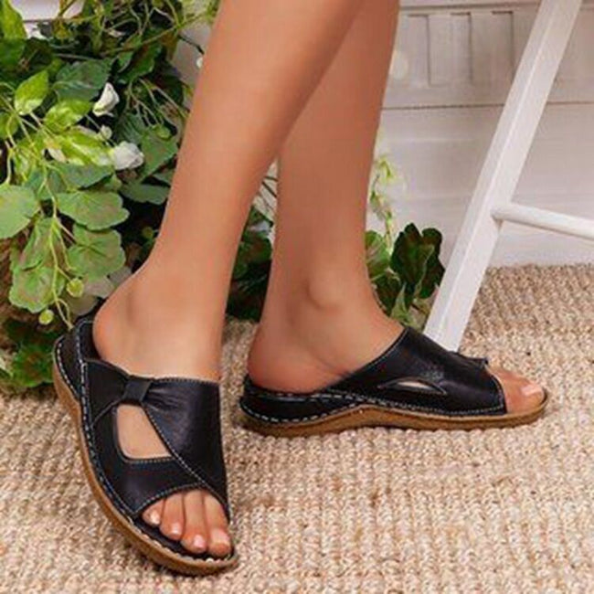 Platform Sandals Women Outdoor Beach Slippers Retro Roman Shoes Summer Main Image